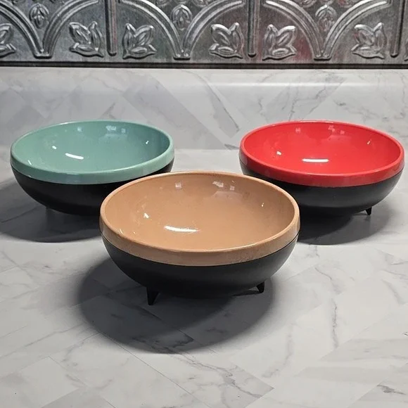 MCM Therm-O-Bowl Reinecke Design Set of 6 Sputnik Multicolor Atomic Bowls 5.5" - Picture 13 of 15